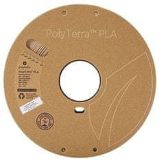 tisková struna (filament), PolyTerra PLA, 1,75mm, 1kg, ořechová (PM70909)