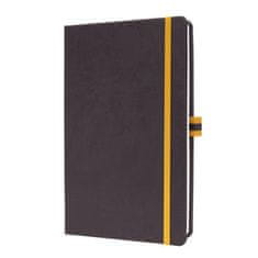 Sigel Exkluzivní zápisník "Linescape", černá-žlutá, A5, linkovaný, 88 listů, tvrdé desky, LS107