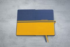Sigel Exkluzivní zápisník "Linescape", modrá-žlutá, A5, linkovaný, 88 listů, tvrdé desky, LS105