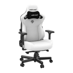 Anda Seat Kaiser Series 3 Premium Gaming Chair - XL, bílá, kůže PVC