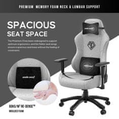 Anda Seat Phantom 3 Premium Gaming Chair - L, šedá, len