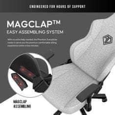 Anda Seat Phantom 3 Premium Gaming Chair - L, šedá, len