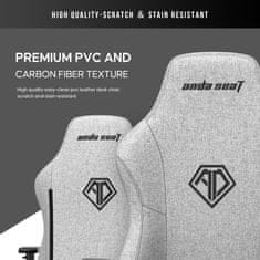 Anda Seat Phantom 3 Premium Gaming Chair - L, šedá, len