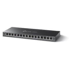 TP-Link Switch TL-SG116P 16x GLAN s POE+, 120W, kov