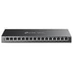 TP-Link Switch TL-SG116P 16x GLAN s POE+, 120W, kov