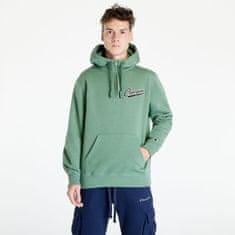 Champion Mikina Varsity Hooded Half Zipweatshirt Green XL Zelená