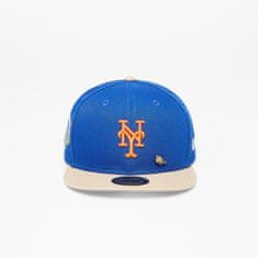 New Era Kšiltovka New York Mets 50th Anniversary Varsity Pin 59FIFTY MLB Fitted Cap Game Royal/ Beige 7 1/8 7 1/8 Modrá