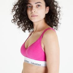 Calvin Klein Podprsenka Modern Cotton Holiday Lift Bralette (Scoop Back) Very Berry XS XS Růžová