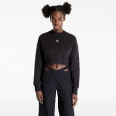 Calvin Klein Mikina Jeans Open Back Crew Neck Black L Černá