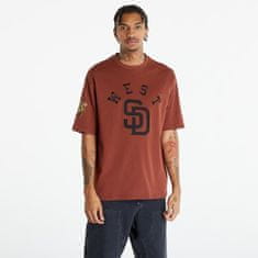 New Era Tričkoan Diego Padres Oversized T-Shirt UNISEX Brown XS Hnědá