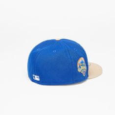 New Era Kšiltovka New York Mets 50th Anniversary Varsity Pin 59FIFTY MLB Fitted Cap Game Royal/ Beige 7 1/2 Modrá