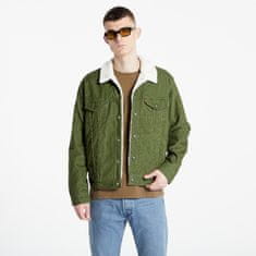 Levis Bunda Type III Sherpa Trucker Jacket Green S S Zelená