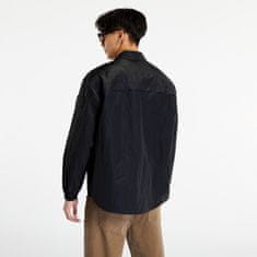 Calvin Klein Bunda Jeansesh Ripstop Overshirt Black XL Černá