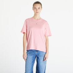 Tommy Hilfiger Tričko Tommy Jeans Relaxed New Linear Short Sleeve Tee Tickled Pink XS XS Růžová