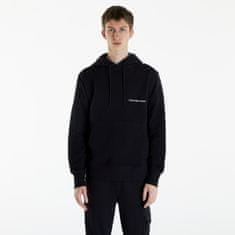 Calvin Klein Mikina Jeans Institutional Hoodie CK Black XXL Černá