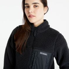 Columbia Mikina West Bend 1/4 Zip Sherpa Pullover Black Black XS XS Černá