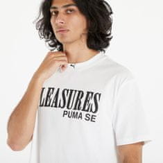 Puma Tričko x PLEASURES Typo Short Sleeve Tee White S S Bílá