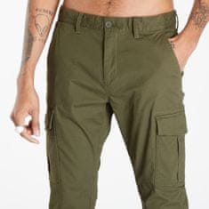 Tommy Hilfiger Kalhoty Tommy Jeans Austin Lightweight Cargo Pants Drab Olive Green W34/L32 Zelená