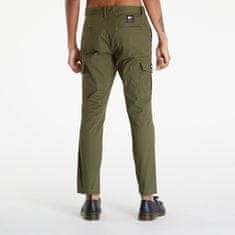 Tommy Hilfiger Kalhoty Tommy Jeans Austin Lightweight Cargo Pants Drab Olive Green W34/L32 Zelená