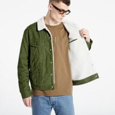 Levis Bunda Type III Sherpa Trucker Jacket Green S S Zelená