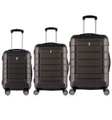Sada cestovních kufrů TUCCI Console T-0273/3 ABS - charcoal