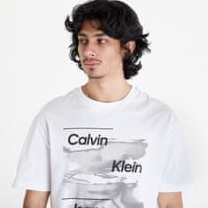 Calvin Klein Tričko Jeans Diffused Logo Short Sleeve Tee Bright White S S Bílá