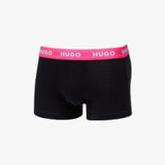 Hugo Boss Boxerky Triplet 3-Pack Trunk Black M Černá