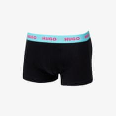 Hugo Boss Boxerky Triplet 3-Pack Trunk Black M Černá