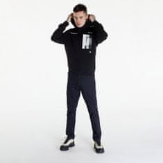 Calvin Klein Mikina Jeans Serenity Multi Graphic Hoodie UNISEX Black L Černá