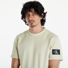 Calvin Klein Tričko Jeans Cotton Waffle T-Shirt Green Haze S S Zelená