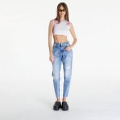 Calvin Klein Tílko Jeans Cropped Tank Top White XS XS Bílá