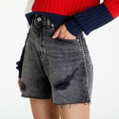 Tommy Hilfiger Šortky Tommy Jeans Mom Uh Short Denim 25 25 Modrá