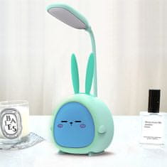 MG Bunny LED noční lampa, zelená