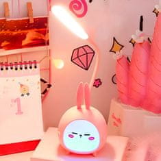 MG Bunny LED noční lampa, růžová