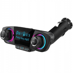 MG BT06 Bluetooth FM Transmitter autonabíječka, černá