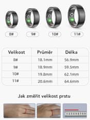 Smoot Smoot Ring černý Velikost: 9 (vnitřní průměr 18,9 mm)