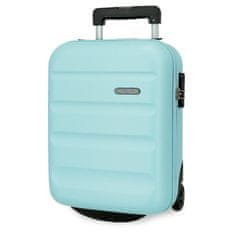 Joummabags ROLL ROAD Flex Light Blue, Příruční mini cestovní kufr, 40x30x20cm, 24L,584996E