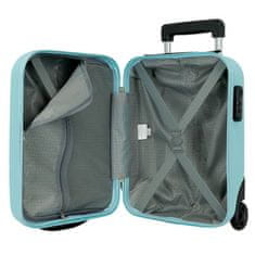 Joummabags ROLL ROAD Flex Light Blue, Příruční mini cestovní kufr, 40x30x20cm, 24L,584996E