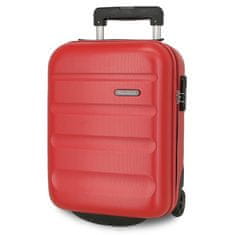 Joummabags ROLL ROAD Flex Red, Příruční mini cestovní kufr, 40x30x20cm, 24L, 5849964
