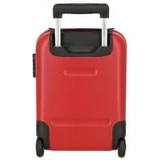 Joummabags ROLL ROAD Flex Red, Příruční mini cestovní kufr, 40x30x20cm, 24L, 5849964