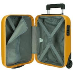 Joummabags ROLL ROAD Flex Ochre, Příruční mini cestovní kufr, 40x30x20cm, 24L, 584996D