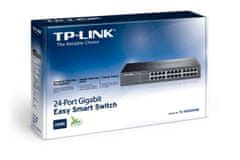 TP-Link TL-SG1024DE 24-Port Gigabit Easy Smart Switch, 24 Gigabit RJ45 Ports,1U 13-inch Rack-mountable Steel Case
