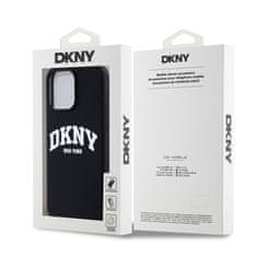 DKNY Zadní Kryt Liquid Silicone Arch Logo MagSafe na iPhone 12/12 Pro Black