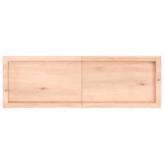 Vidaxl Koupelnová deska 120x40x(2-4) cm neošetřené masivní dřevo