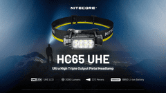 Nitecore HC65 UHE čelovka 2000 lm