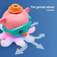 JOJOY® Chobotnice - Interaktivní Hračky pro děti (18cm) | OCTOPAL růžová