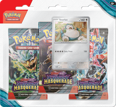 Pokémon TCG: SV06 Twilight Masquerade - 3 Blister Booster Snorlax