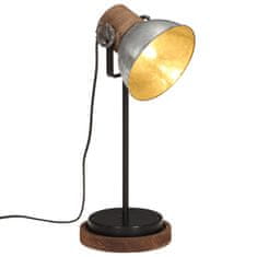 shumee Stolní lampa 25 W vintage stříbrná 17 x 17 x 50 cm E27