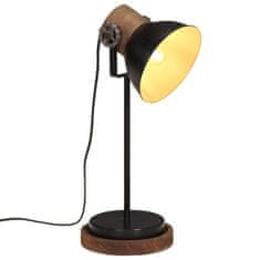 Vidaxl Stolní lampa 25 W černá 17 x 17 x 50 cm E27