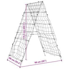 Vidaxl Zahradní treláž pro popínavé rostliny A rám 99x90x175,5 cm ocel